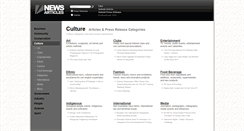 Desktop Screenshot of culture.newsarticles.net.au